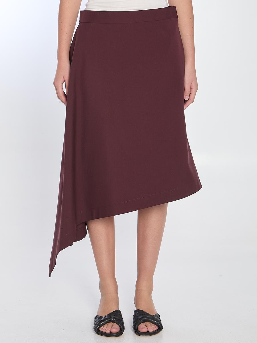 【関税&送料込】Bottega Veneta Tailored Wool Midi Skirt BOTTEGA VENETA Grain de poudre wool midi skirt | NET-A-PORTER