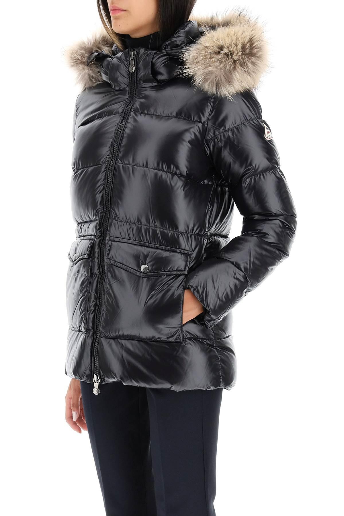 Pyrenex Synthetic Womens Spoutnic Shiny Down Jacket in Black Womens Mens Clothing Mens Jackets Casual jackets 