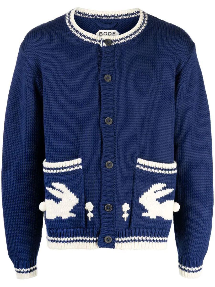 Bode Meadow Wool Cardigan in Blue for Men | Lyst Bode Meadow Wool Cardigan in Blue for Men | Lyst