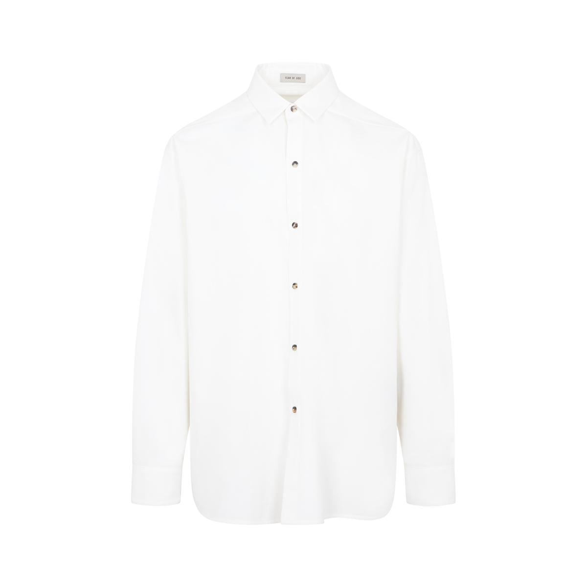 Fear Of God Eternal Button Front Shirt in White for Men | Lyst