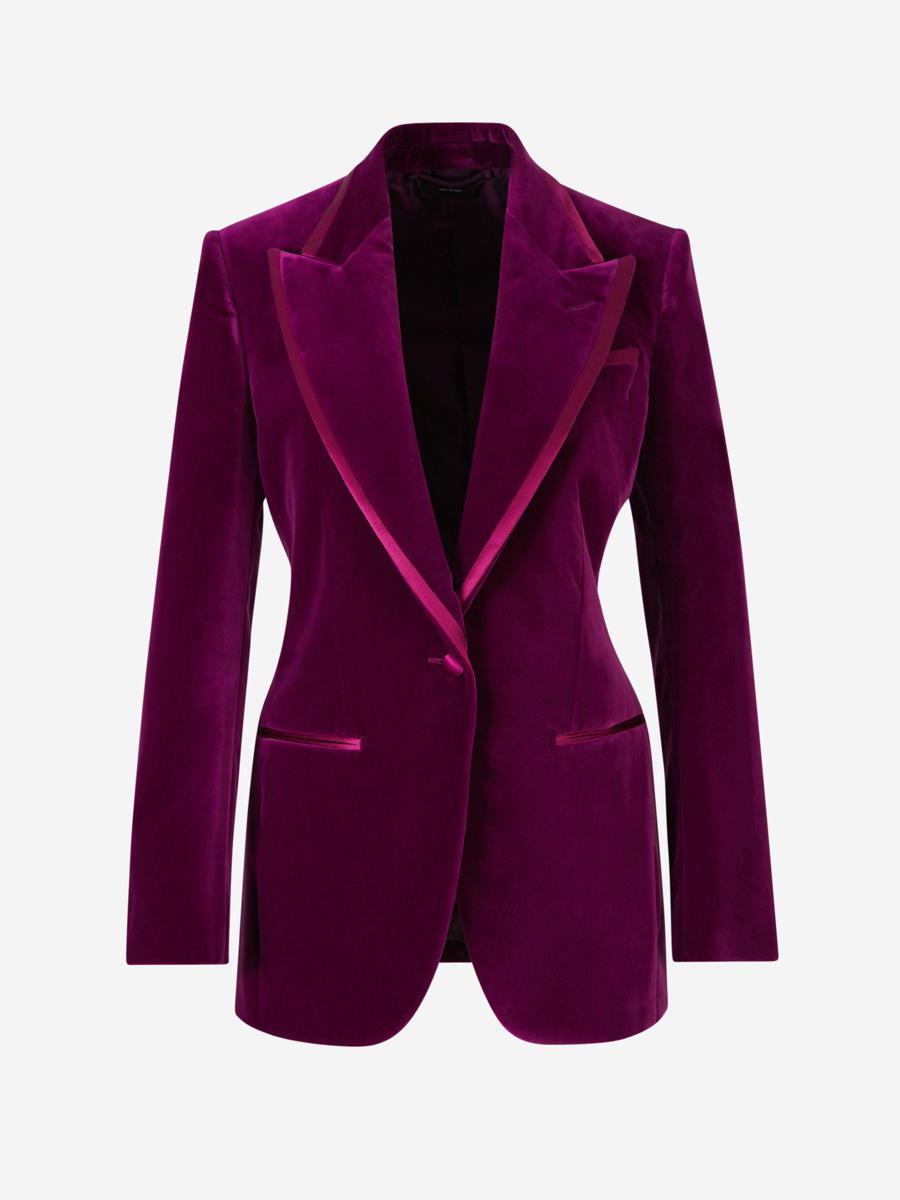 Tom Ford Wallis Tuxedo Blazer in Purple Lyst UK