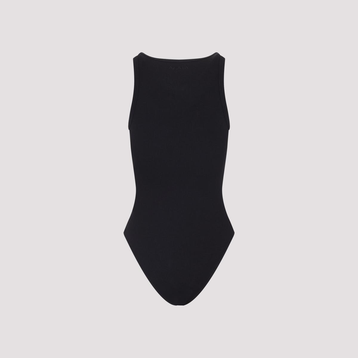 セットアップ ALAIA EBENE BLACK WOOL SECOND SKIN BODYSUIT Alaïa Ebene Black wool second skin bodysuit | TheDoubleF