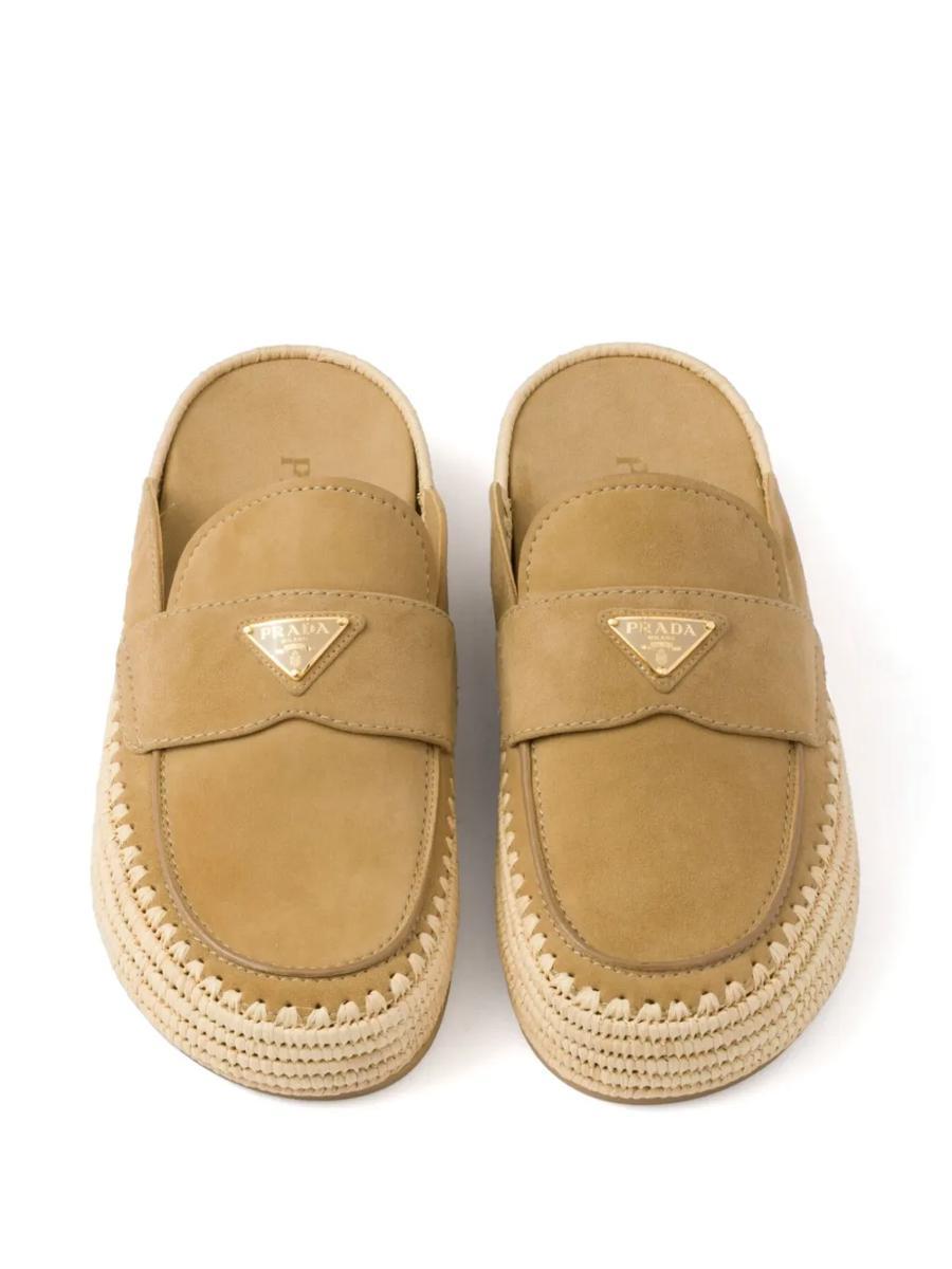 prada peep toe platform espadrille