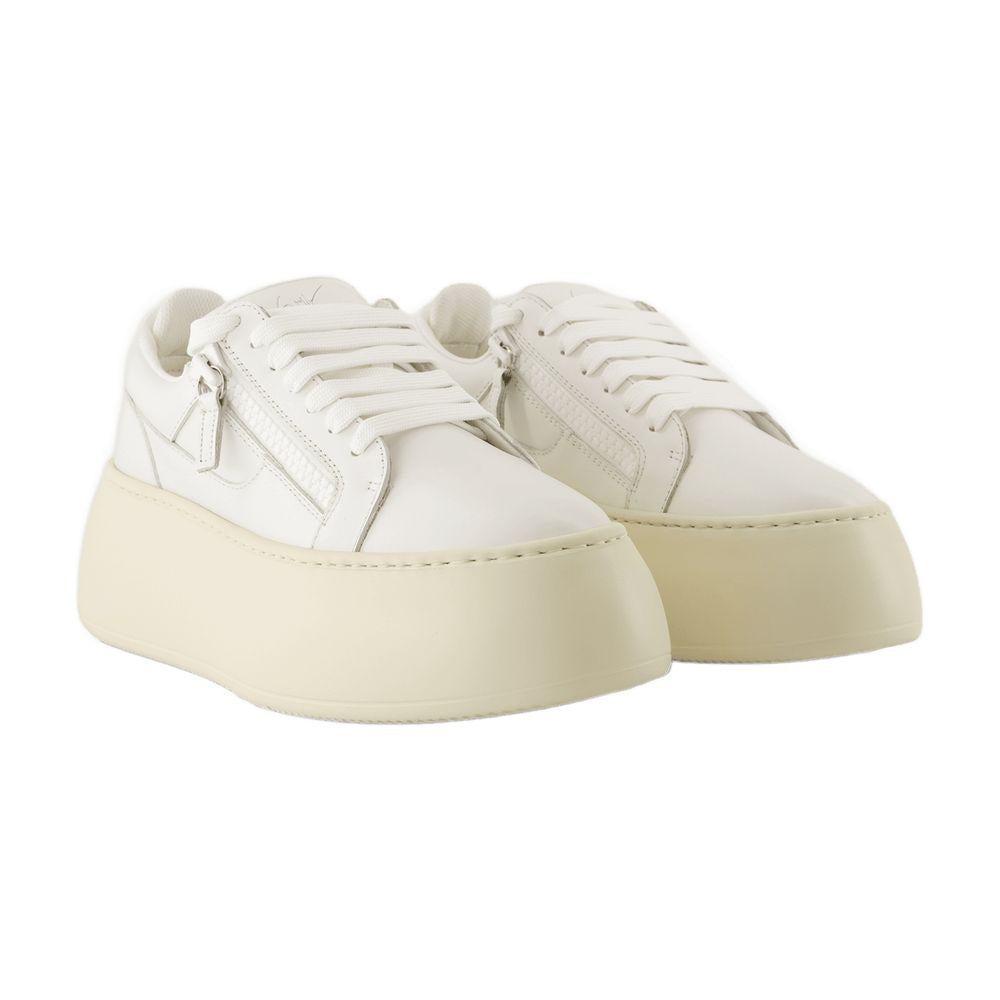 Giuseppe Zanotti Maxi Sneaker in White | Lyst