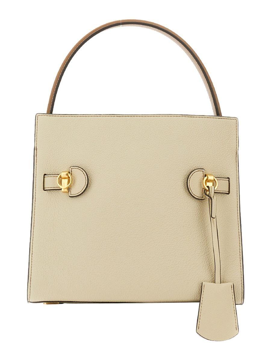Tory Burch Lee Radziwill Bag in Natural | Lyst