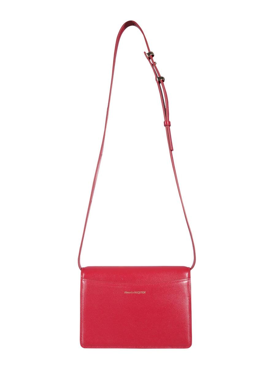 Alexander McQueen Leather Bag The Four Ring in Red - Save 14% | Lyst