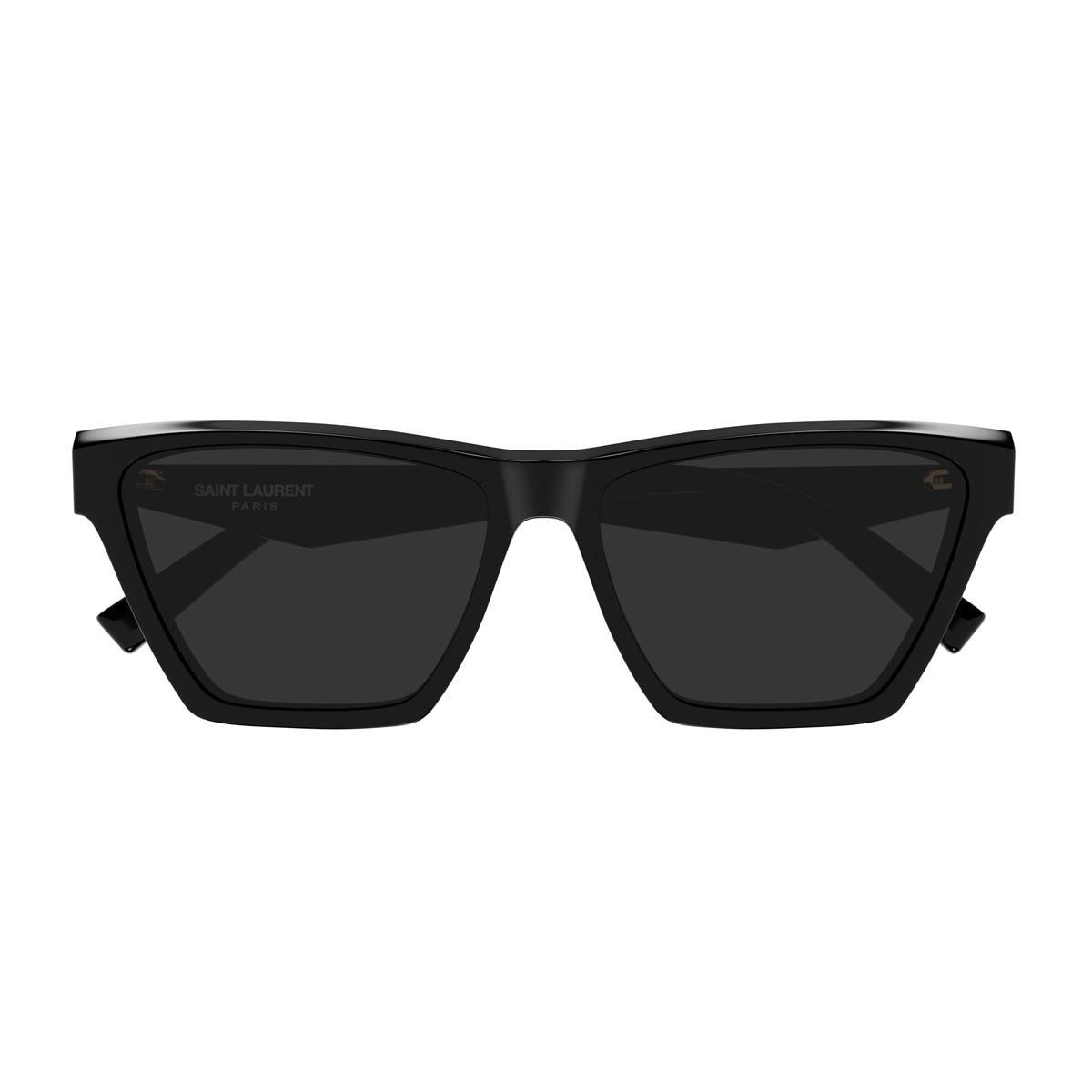 Saint Laurent Sl M103 Linea Monogram Sunglasses in Black | Lyst