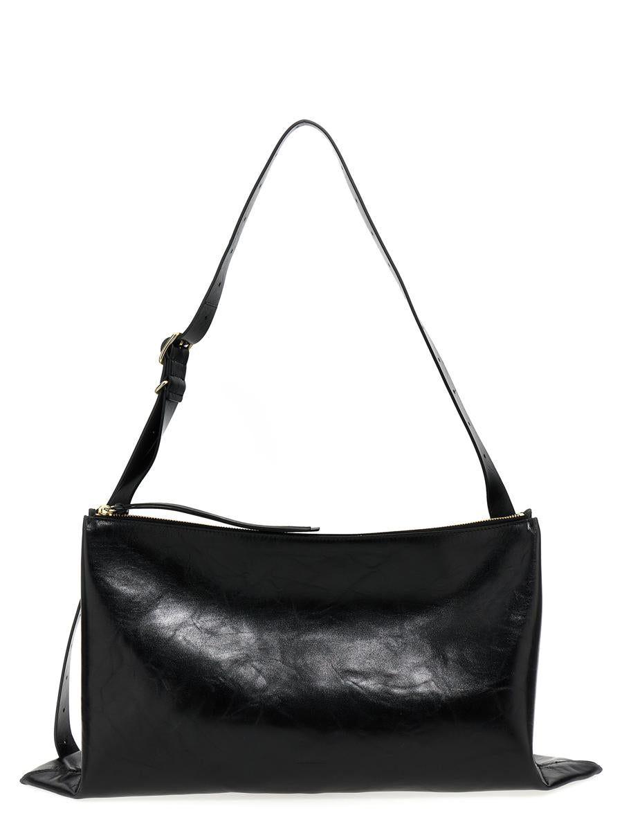 Jil Sander 'empire' Shoulder Bag in Black | Lyst