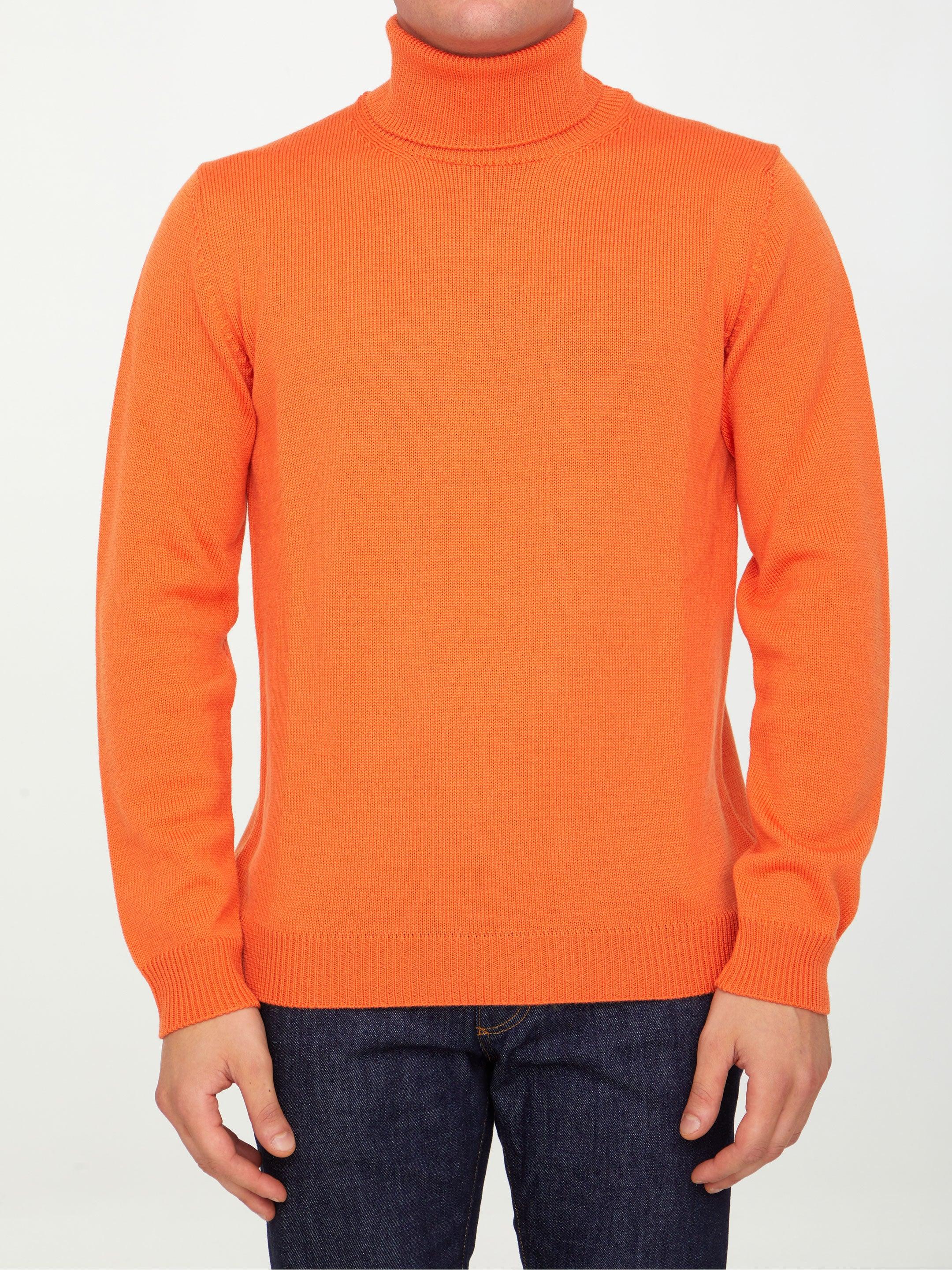Roberto Collina Orange Merino Wool 