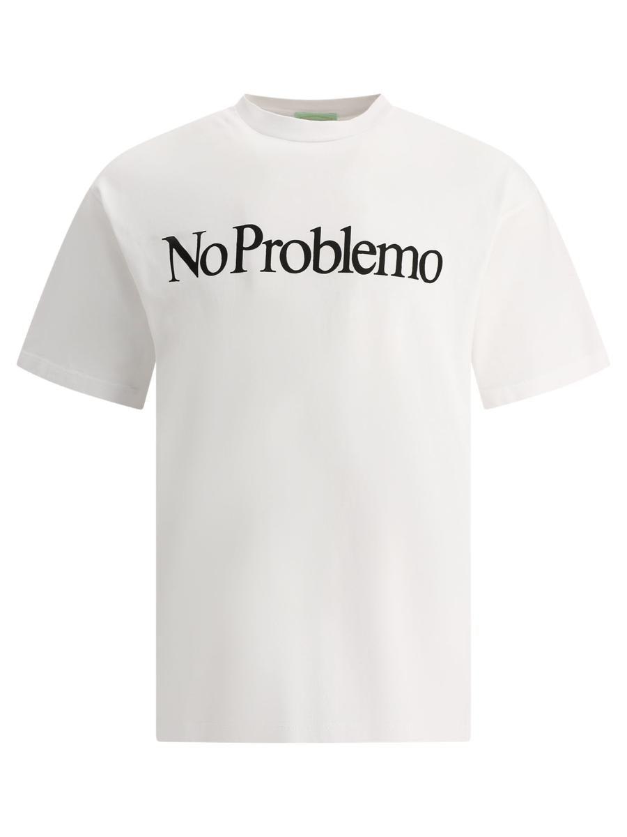 Alabama Mere Falde tilbage Aries "no Problemo" T-shirt in White for Men | Lyst