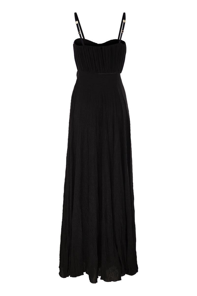 Elisabetta Franchi Carpet Lurex Jersey Dress With