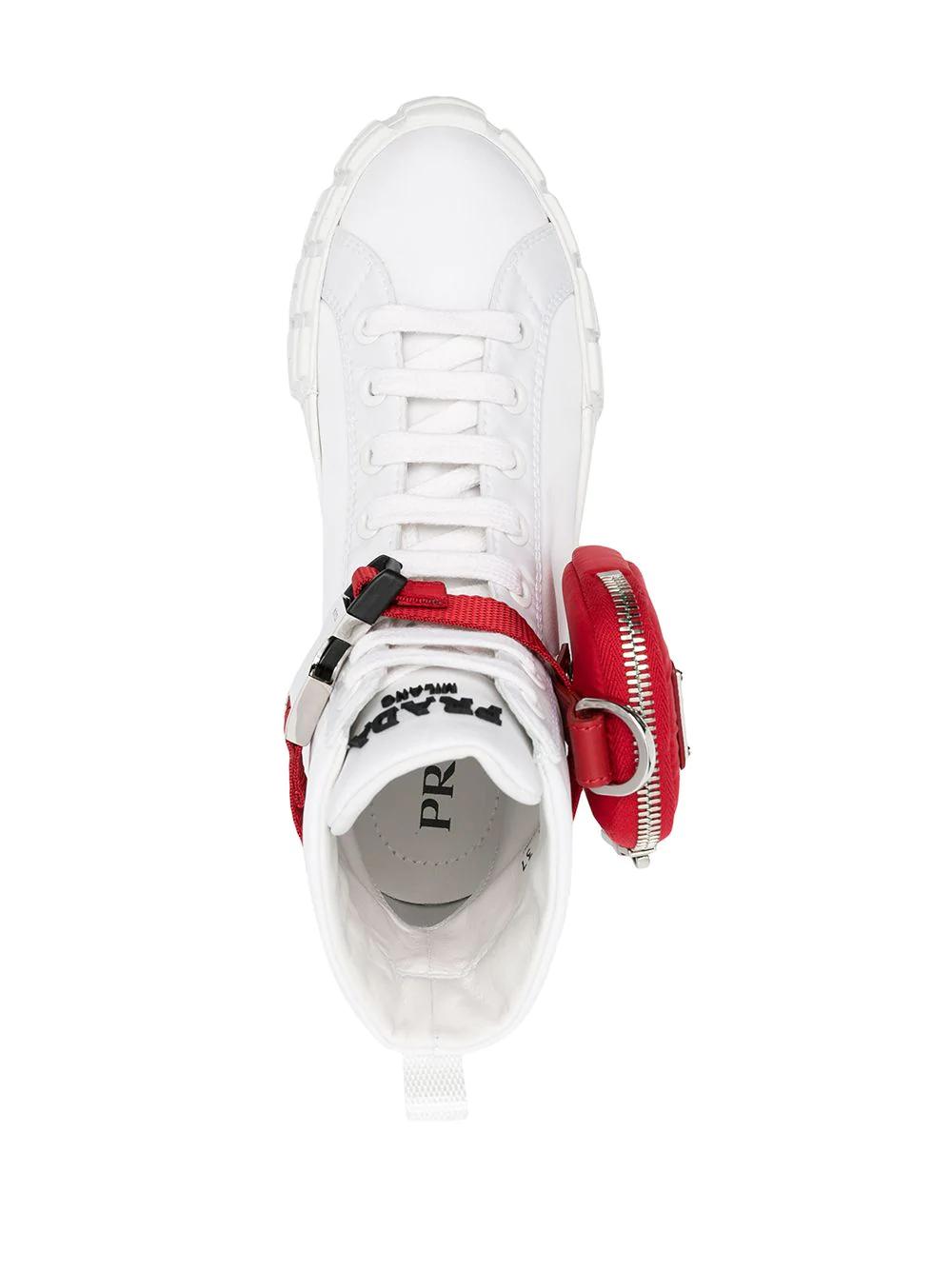 prada pouch sneakers