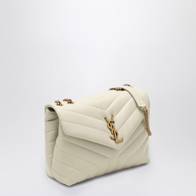 Ysl cream shoulder bag sale