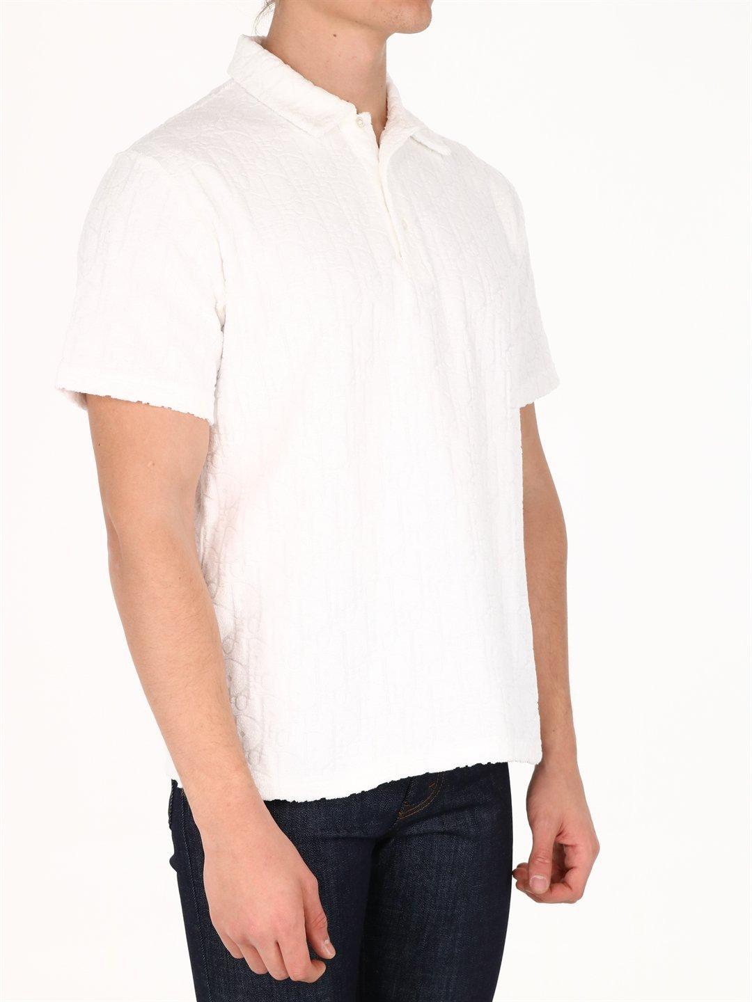 Dior Dior Oblique White Polo Shirt for 