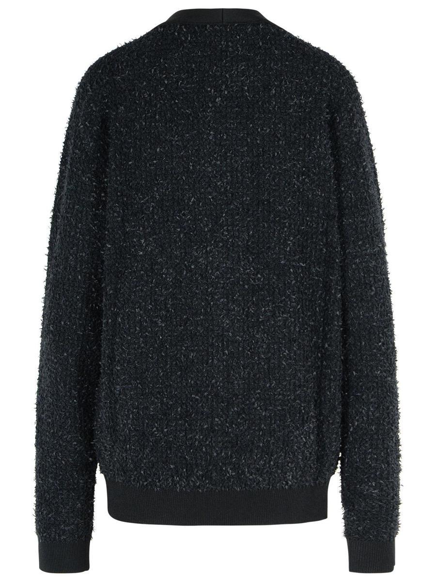 【送料&関税込】Balmain Logo Patch Double-collar Knit Sweate Balmain Logo Patch Double-Collar Knit Sweater – Cettire