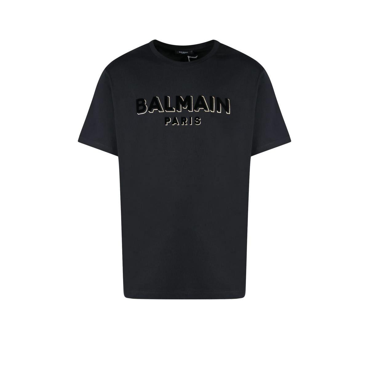 Balmain T-shirt in Black for Men | Lyst