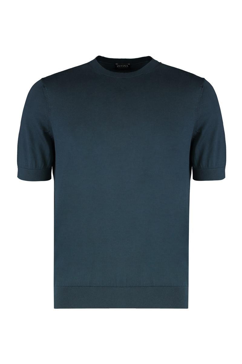 Ermenegildo Zegna｜SHORT-SLEEVED ROUND NECK T-SHIRTS (#U Ermenegildo Zegna T-Shirt Round Neck Black Micromodal M SALE