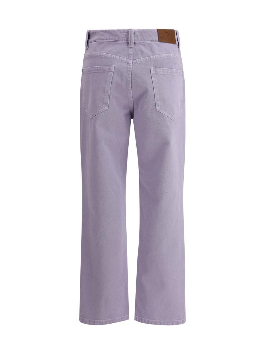 デニム・ジーパン BRUNELLO CUCINELLI Women Denim Pants M0H81P5758 C9101 PURPLE Purple Brunello Cucinelli Jeans for Women | Lyst
