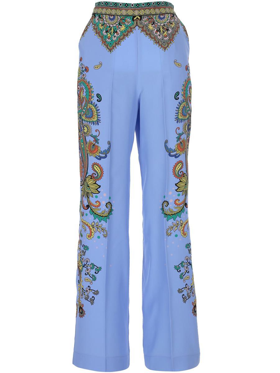 パンツ ETRO Women Straight Pants WRNB0013 GREY Etro Straight-leg pants for Women | Online Sale up to 55