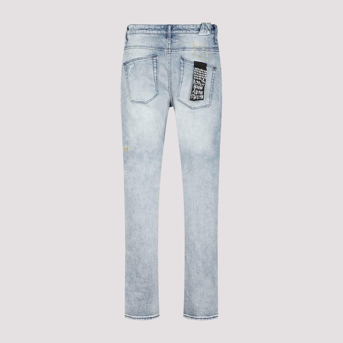 Ksubi Chitch Spray Out Yellow Jeans in Blue for Men | Lyst