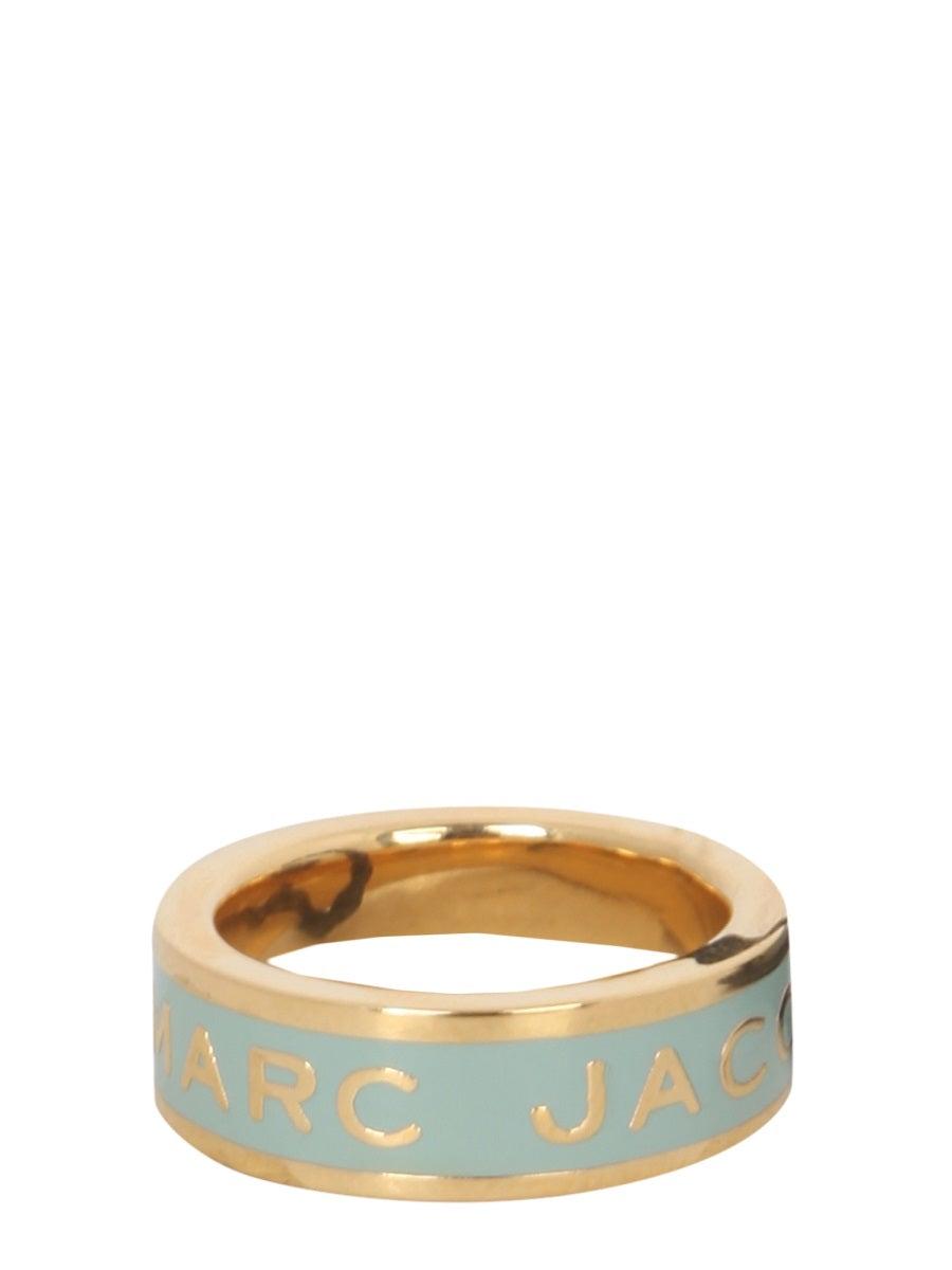 Marc Jacobs The Medallion Ring in Green (Metallic) | Lyst
