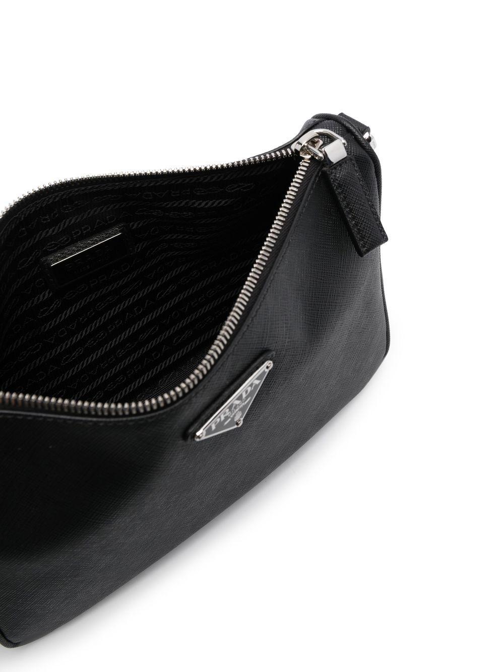 Saffiano leather crossbody bag Prada Black in Leather - 25456329