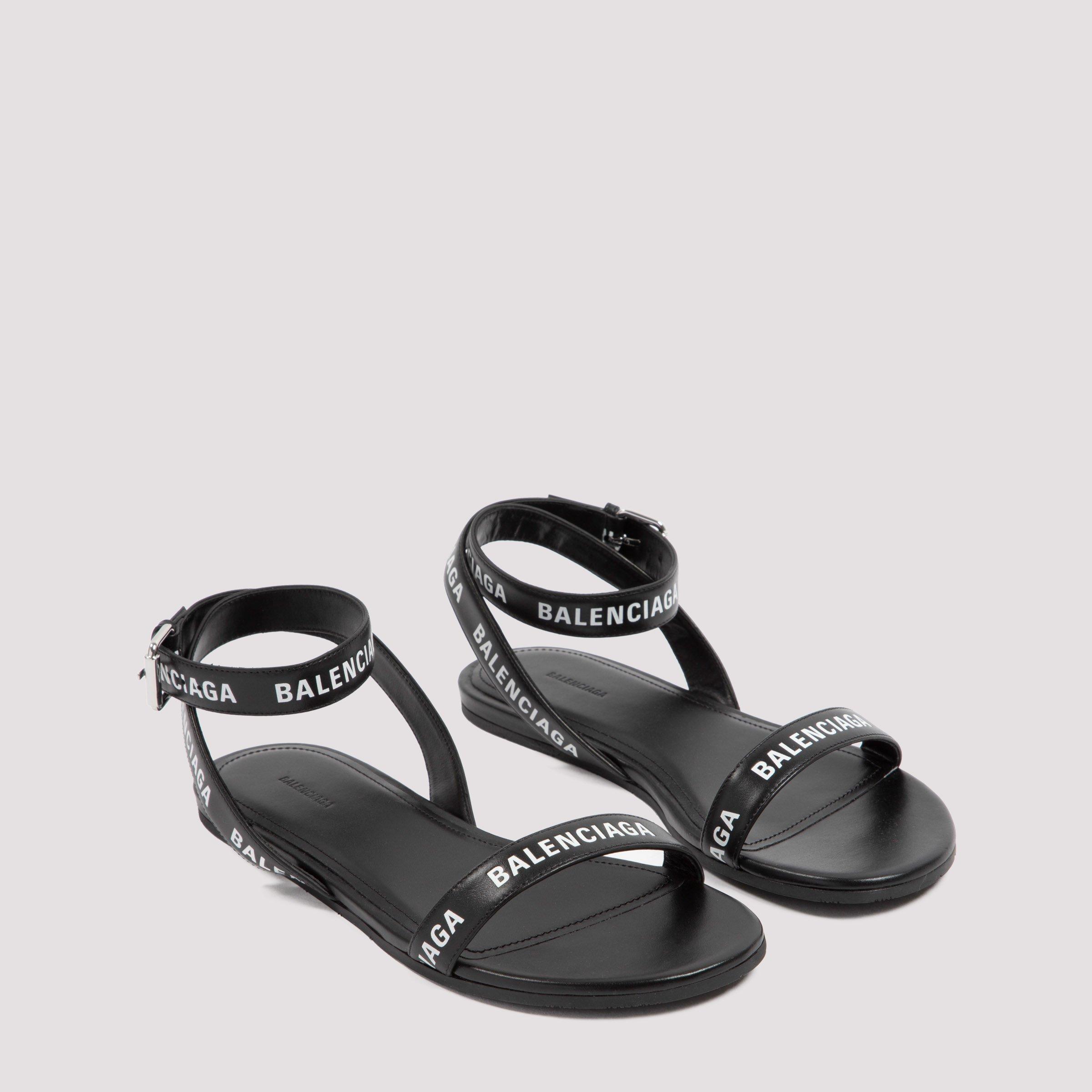 Balenciaga Strappy Flat Sandals