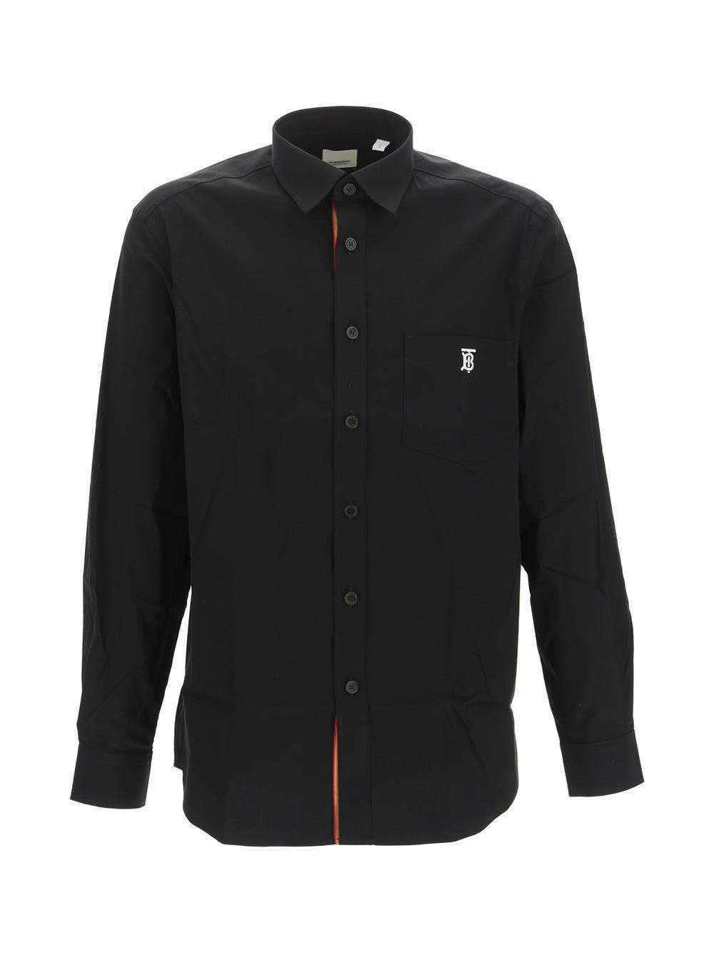 Burberry Shirts in Black for Men | Lyst