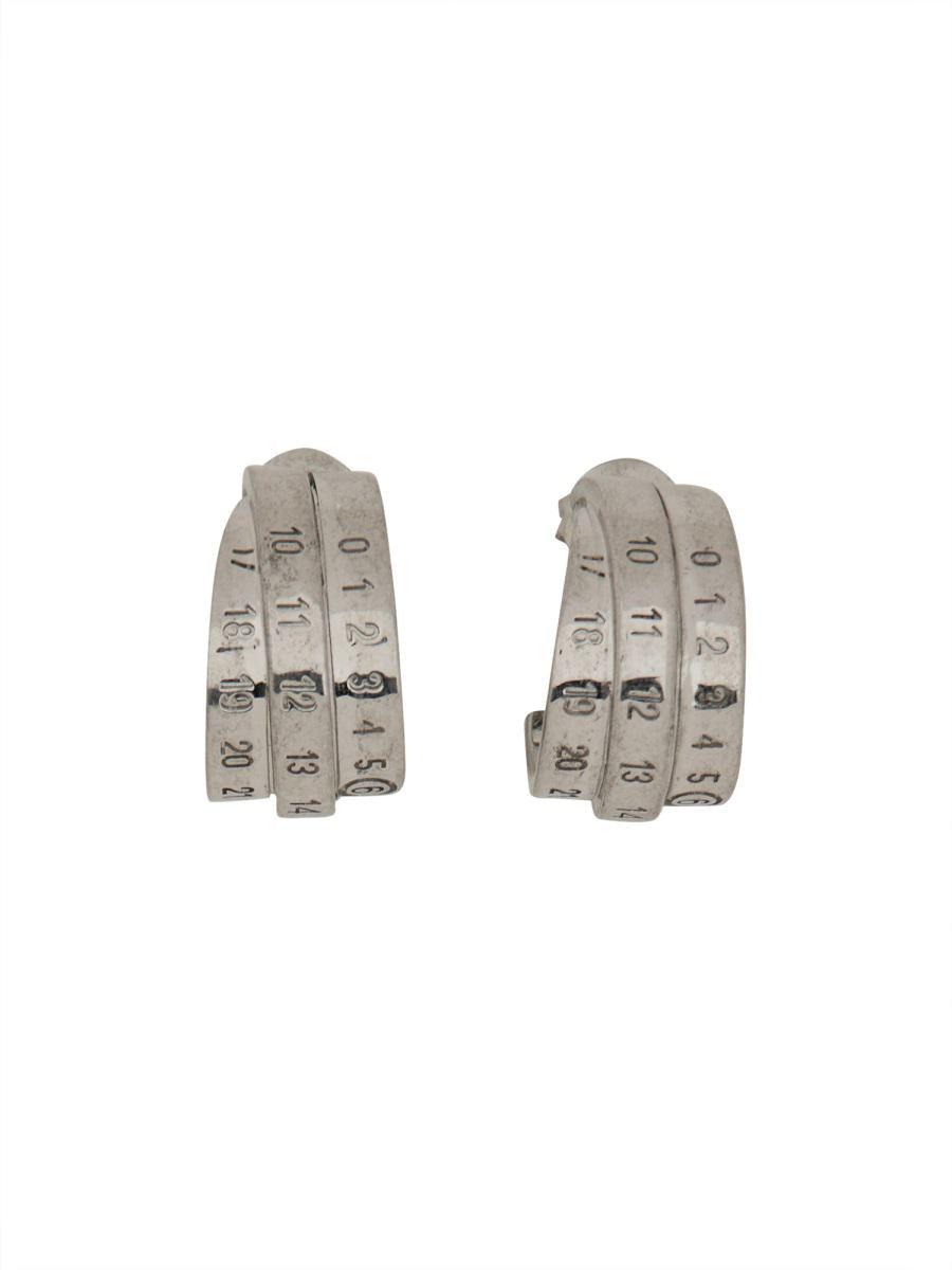 イヤリング MM6 MAISON MARGIELA EARRINGS MM6 Maison Margiela Numeric Signature Key Drop Earrings