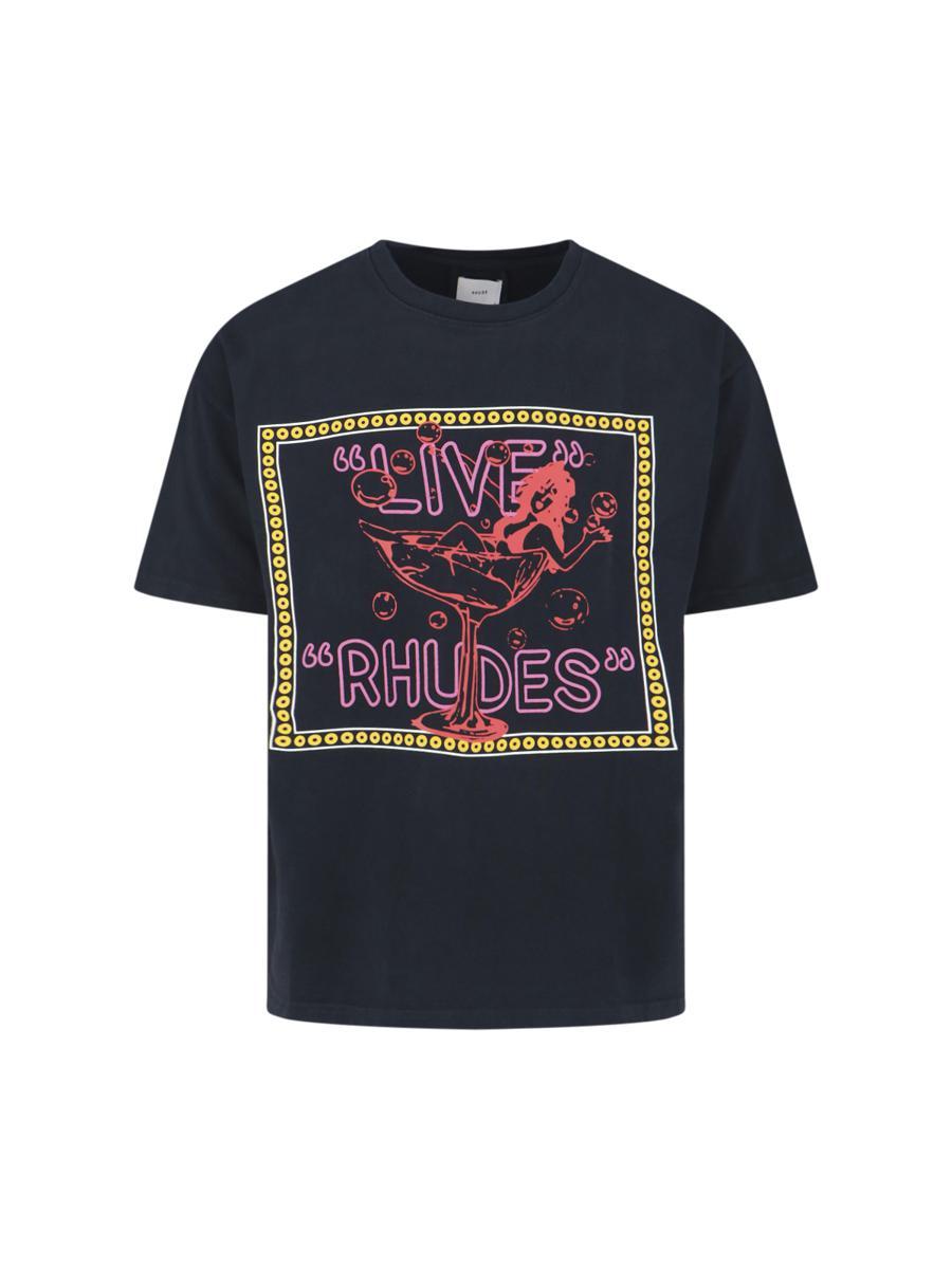 ☆夏におすすめ！☆ RHUDE LOVERS SHORT SLEEVE T-SHIRT Rhude Lovers Short Sleeve T-Shirt in White for Men | Lyst