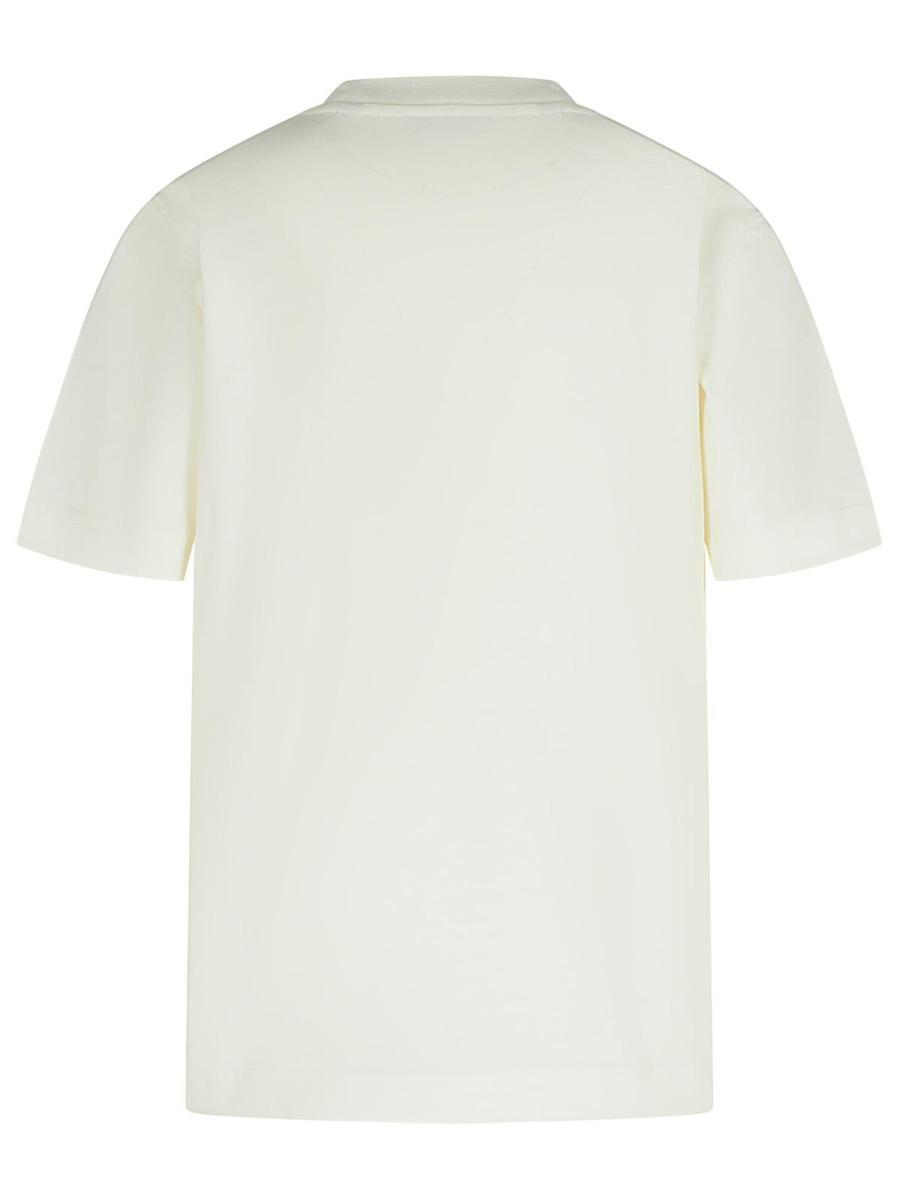 【関税＆送料込み】Burberry 'Frankie' Ivory Cotton T-Shirt Burberry Frankie' Ivory Cotton T-Shirt | ShopSimon