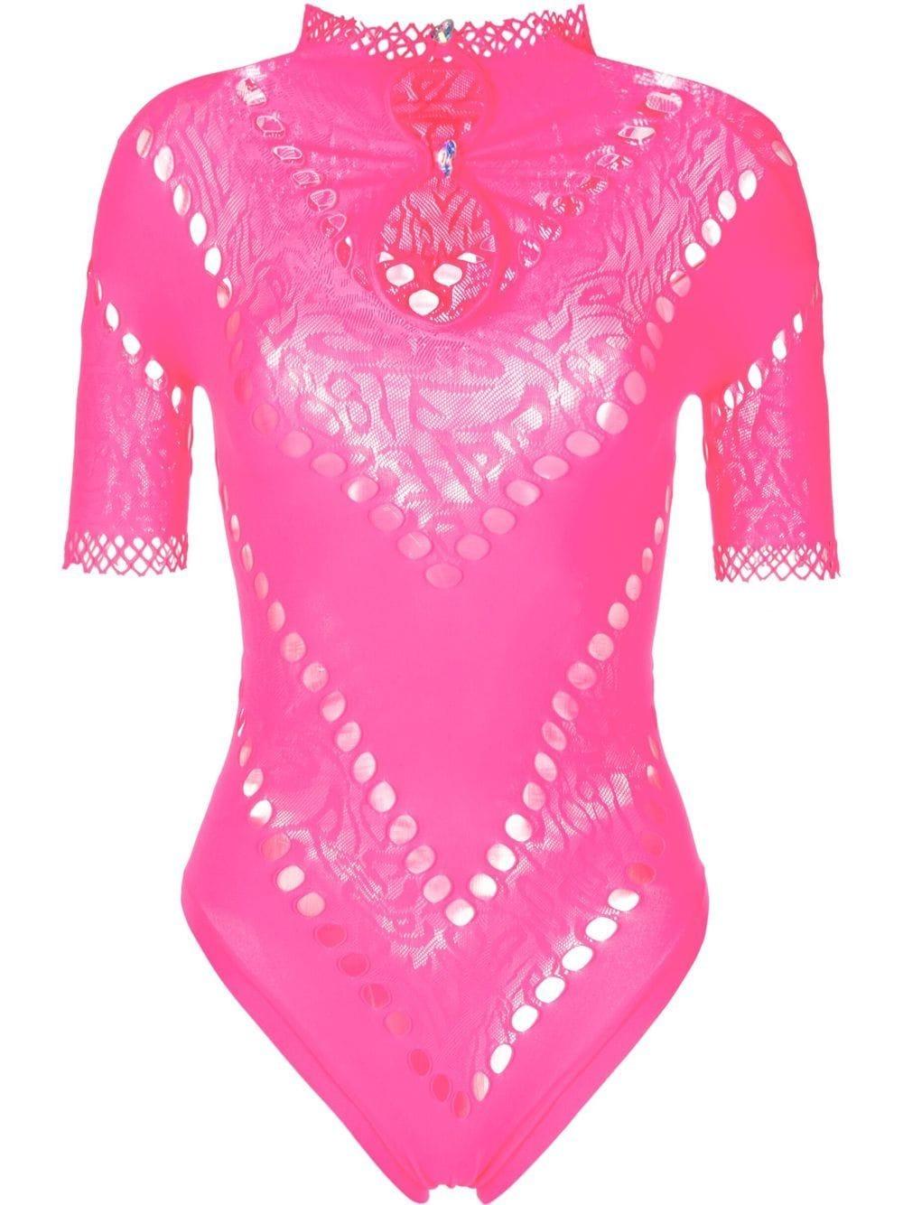 Poster Girl Maddison Bodysuit in Pink Lyst