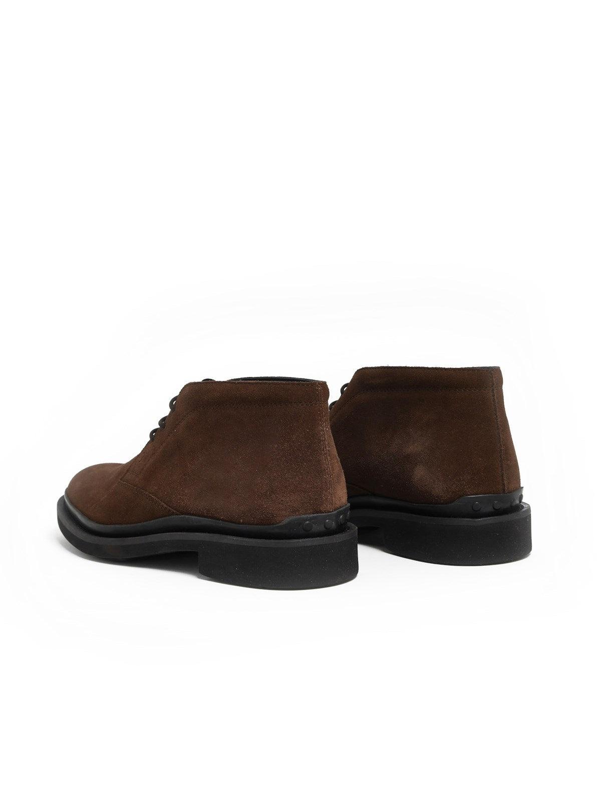 Tod's Leather Polacchini Marroni in Brown for Men | Lyst