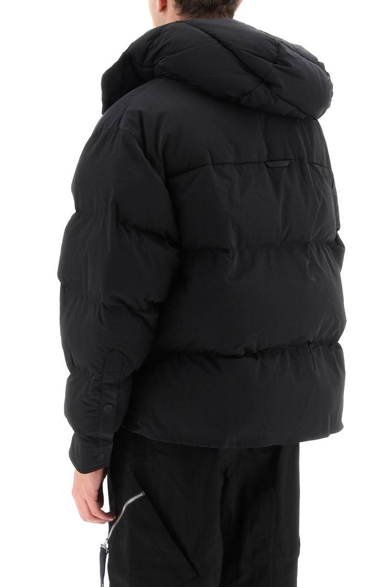 Jacquemus 'la Doudoune Chemise' Hooded Down Jacket in Black for Men | Lyst