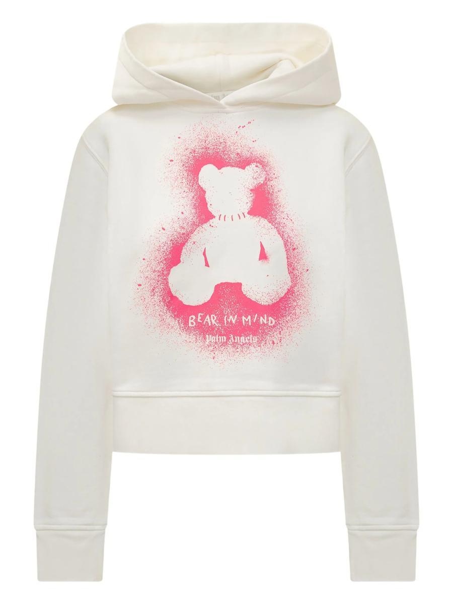 パーカー・フーディ Palm Angels White Cotton Sweatshirts パーカー・フーディ Palm Angels White Cotton Sweatshirts Palm