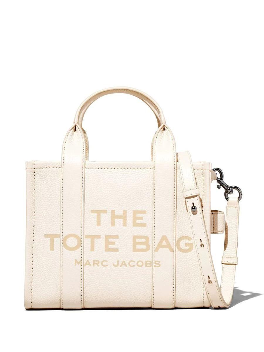 Marc Jacobs The Tote Bag In Grained Leather in Natural