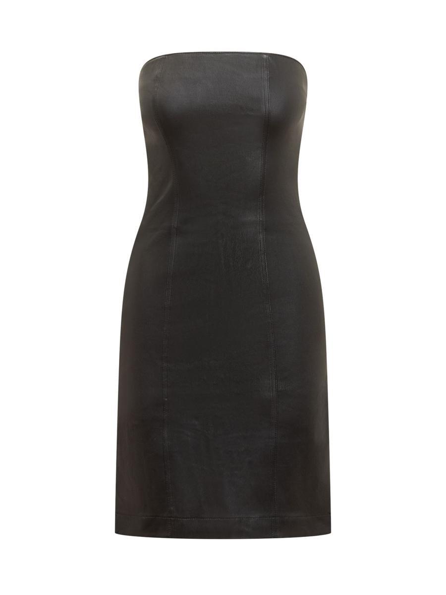 Black bustier dress sales