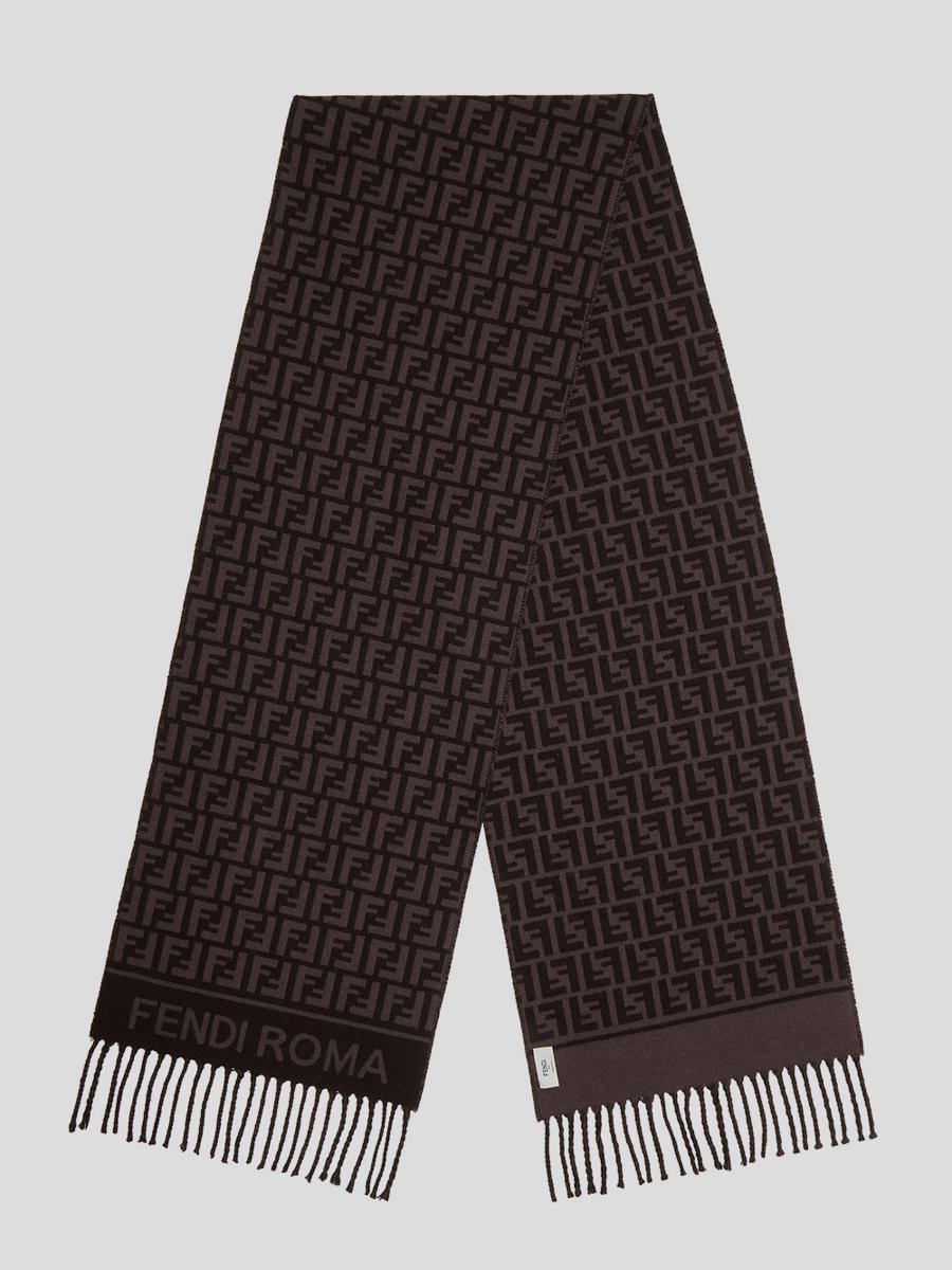 Black Fendi Scarves and mufflers for Women | Lyst