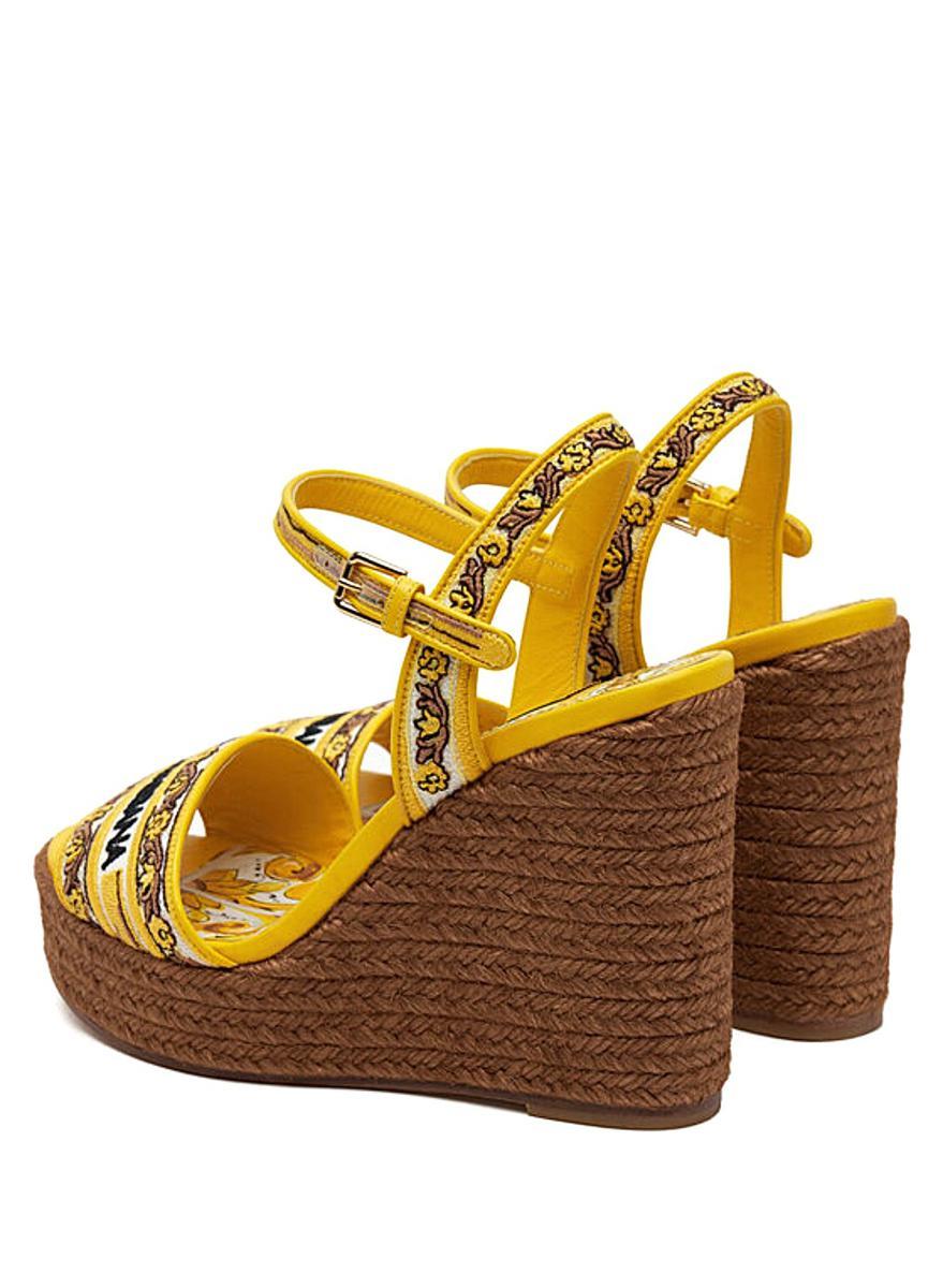 Dolce & Gabbana Wedge sandals for Women | Online Sale up to