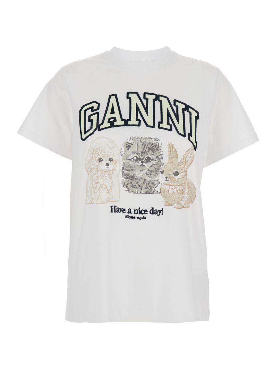 Ganni T-shirts for Women | Online Sale up to 35% off | Lyst