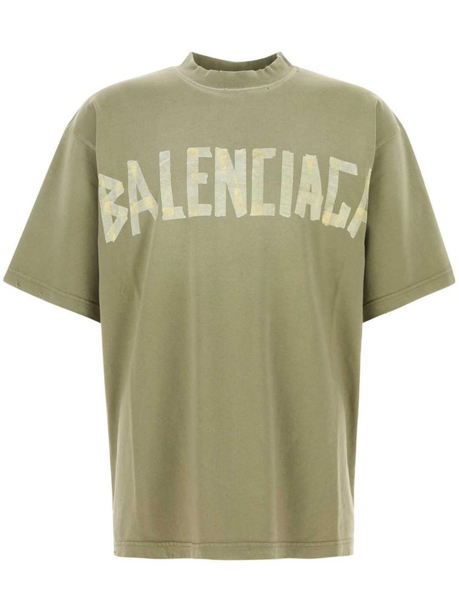 Tシャツ・カットソー BALENCIAGA SHORT SLEEVE T-SHIRT Men's Balenciaga Running Pattern Printing Logo Loose Short
