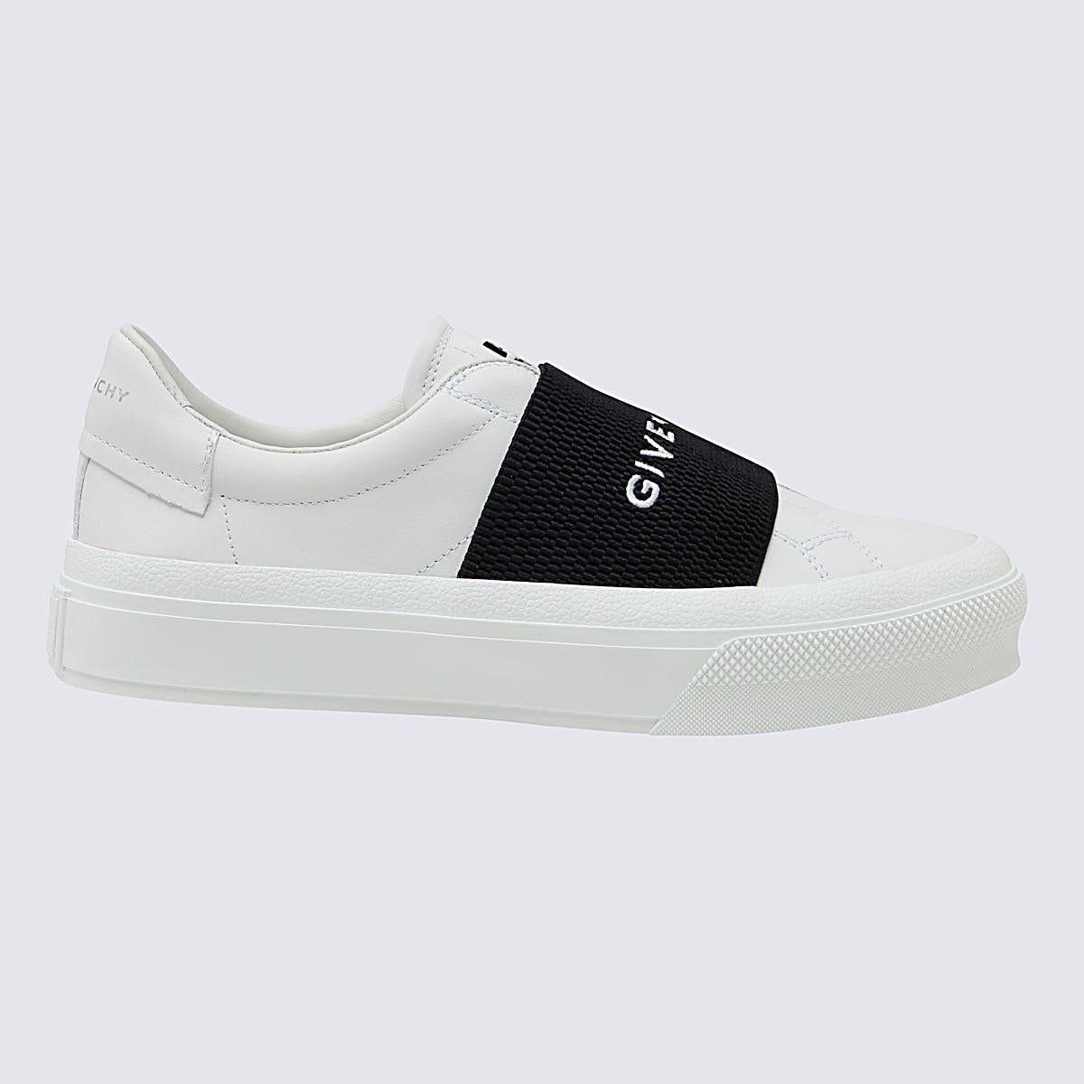 Givenchy Leather City Court Slip On Sneakers in Black | Lyst