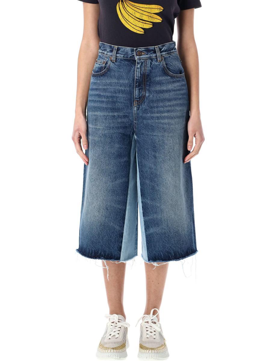 ショートパンツ CHLOE Women Shorts  Burmudas CH25SDS02158 BLUE CHLOÉ: Jeans woman - Blue | Chloé short CH25SDS02158 online