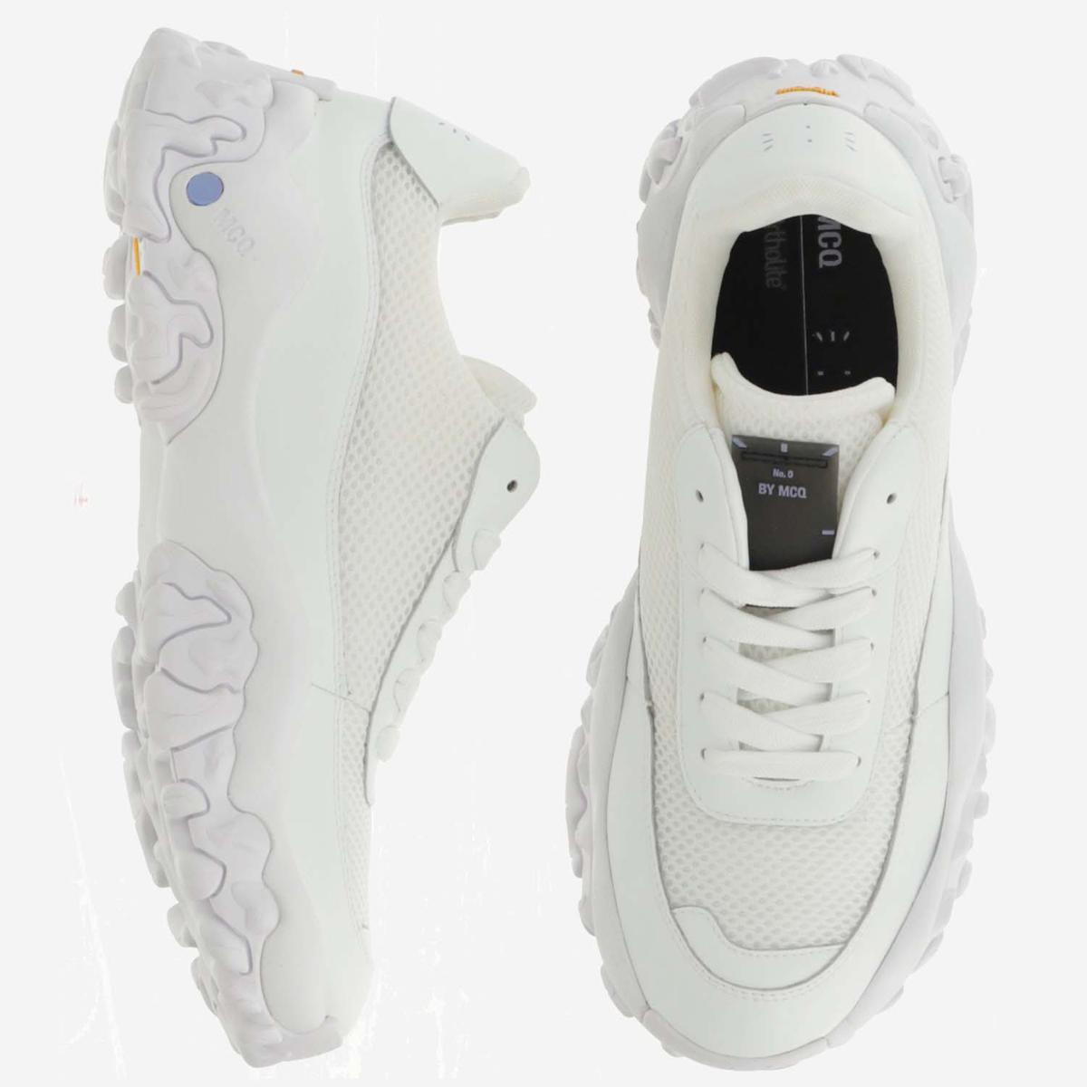Alexander McQueen Crimp Low-top Sneakers in White for Men | Lyst