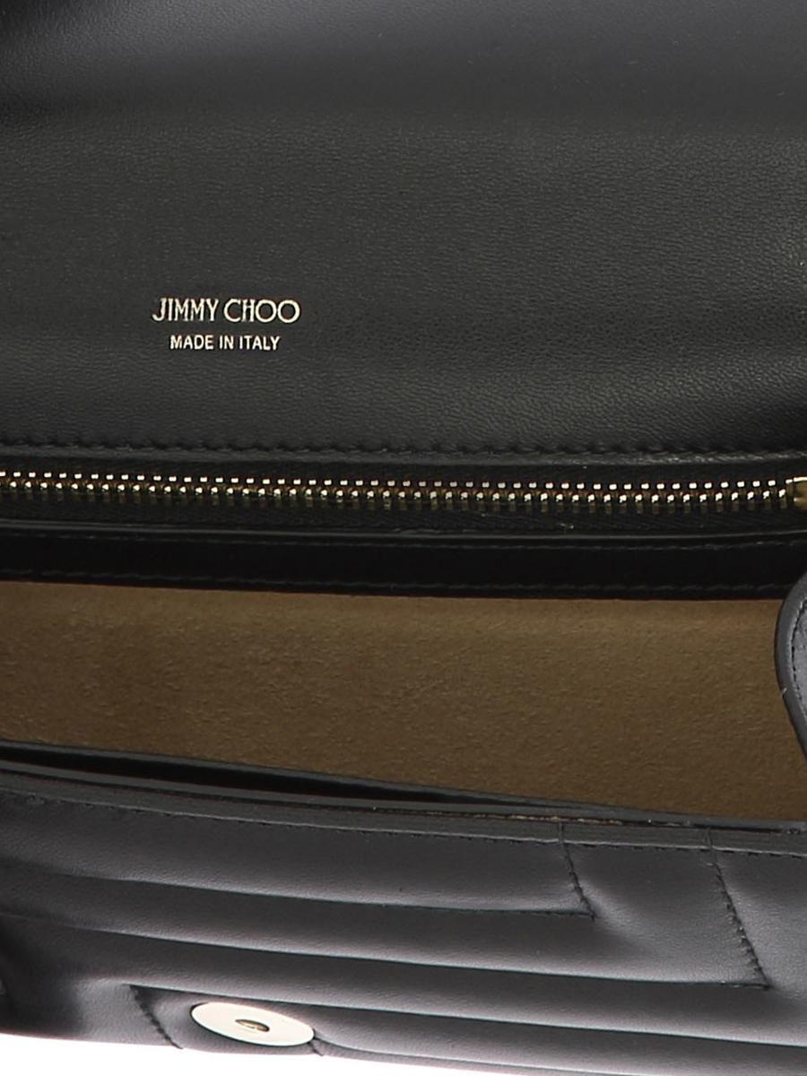Jimmy Choo Varenne Leather Chain Wallet