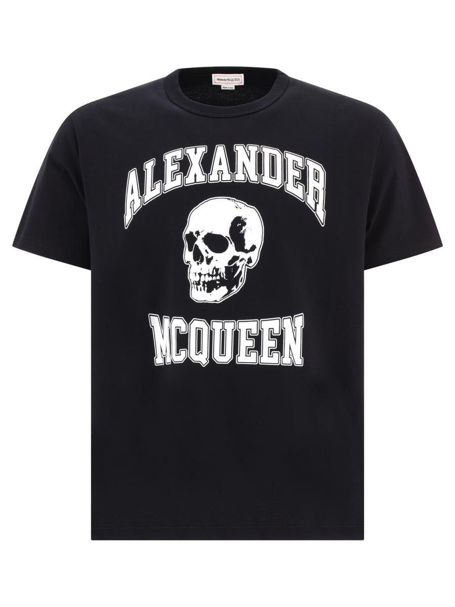 Alexander McQueen Alexander Mc Queen Skull T Shirt in Black for Men | Lyst
