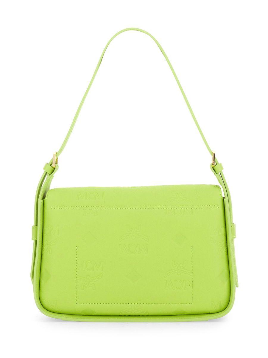Neon green mcm bag hotsell