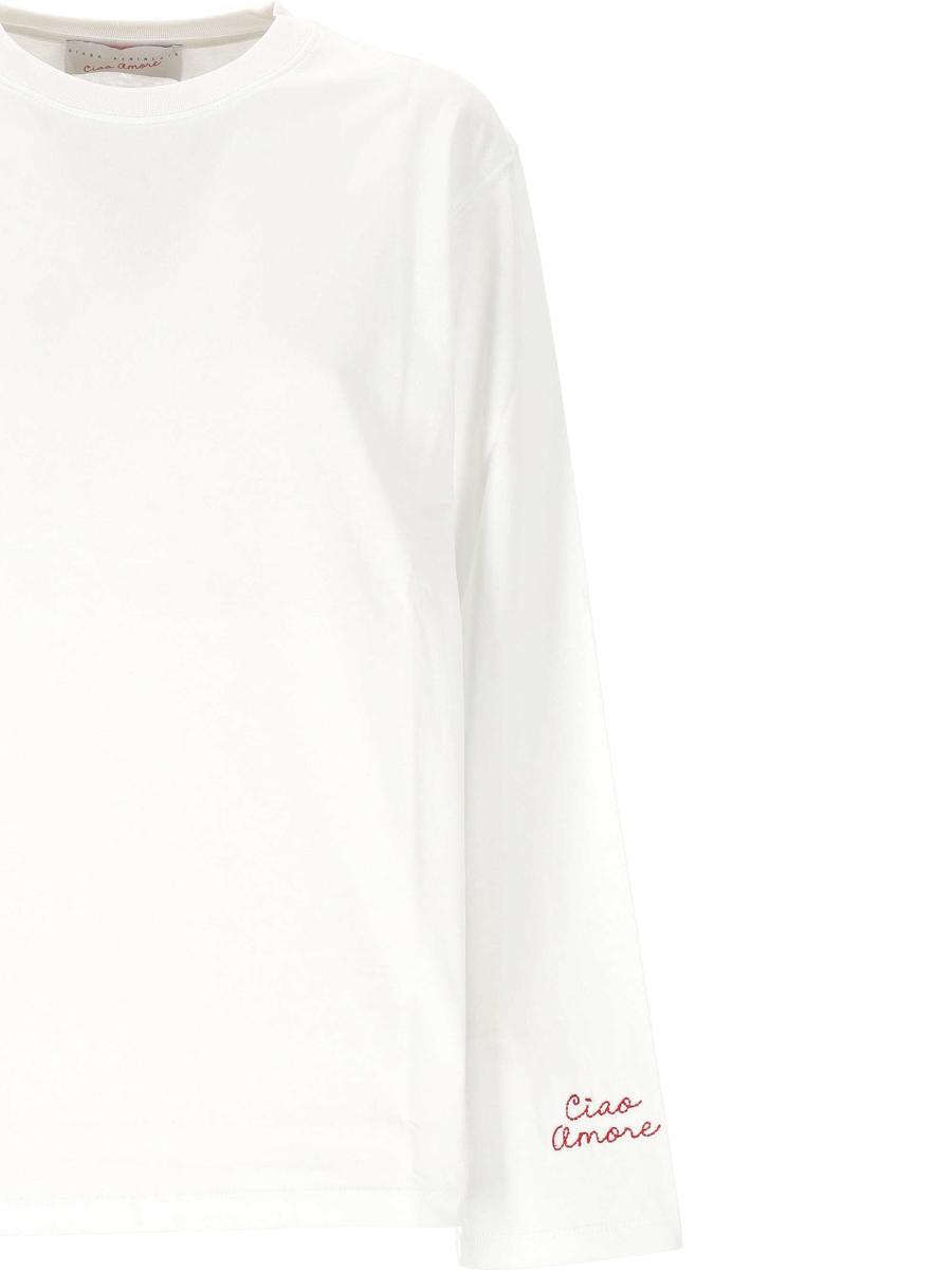 GIADA BENINCASA 売れ筋商品|||ジャーダ・ベニンカサ Tシャツ トップス レディース T-shirts White ジャーダ・ベニンカサ(GIADA BENINCASA )レディース/ Tシャツ
