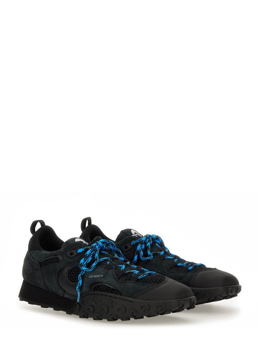 スニーカー MARINE SERRE Women Sneakers WFW006ACLEA0009 BK99 BLACK Black Buy MARINE SERRE women black ms rise 22 square toe sneakers