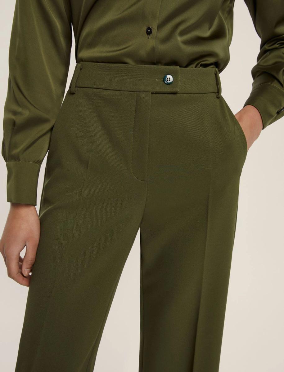 パンツ MARELLA Women Straight Pants 2513131035200004 GREEN Marella Straight-leg pants for Women | Online Sale up to 55